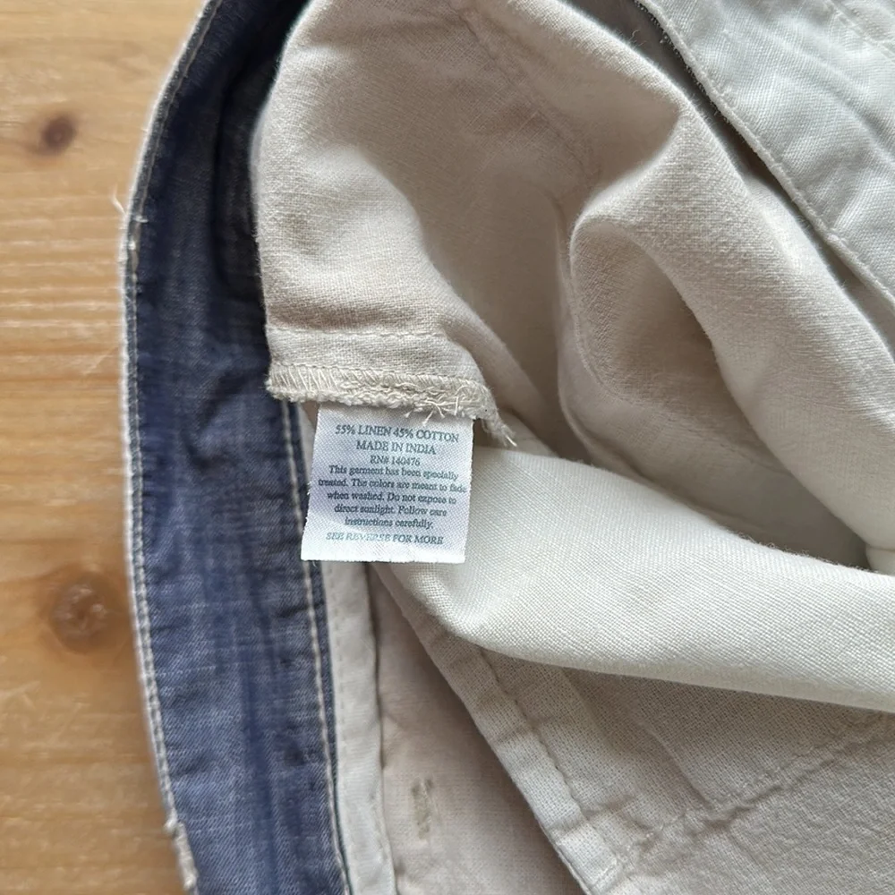 Faherty Linen/Cotton Blend Shorts ( Size 34 Inch Waist)